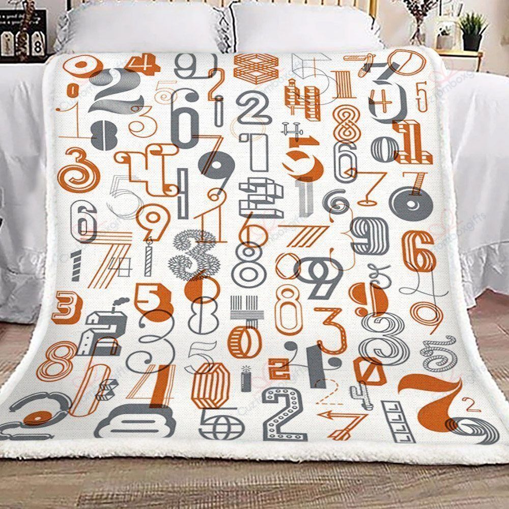 Number Fleece Blanket
