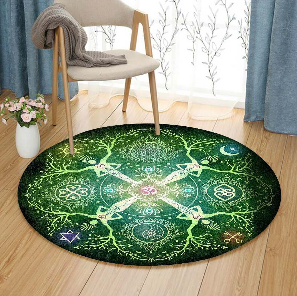 Numinosity Mandala Round Carpet