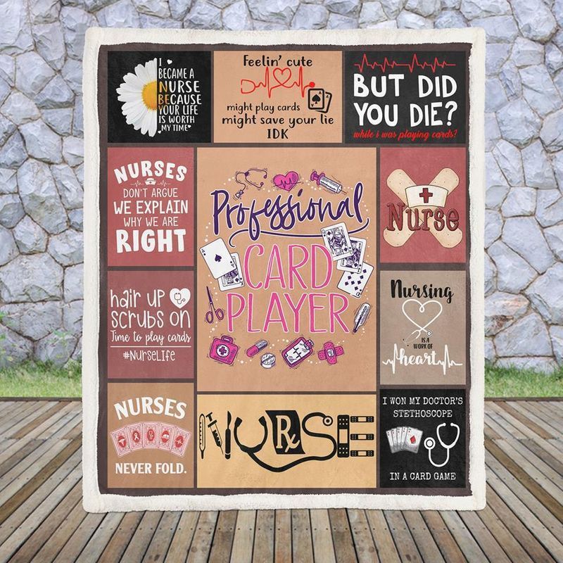 Nurse 10 Sherpa Fleece Blanket