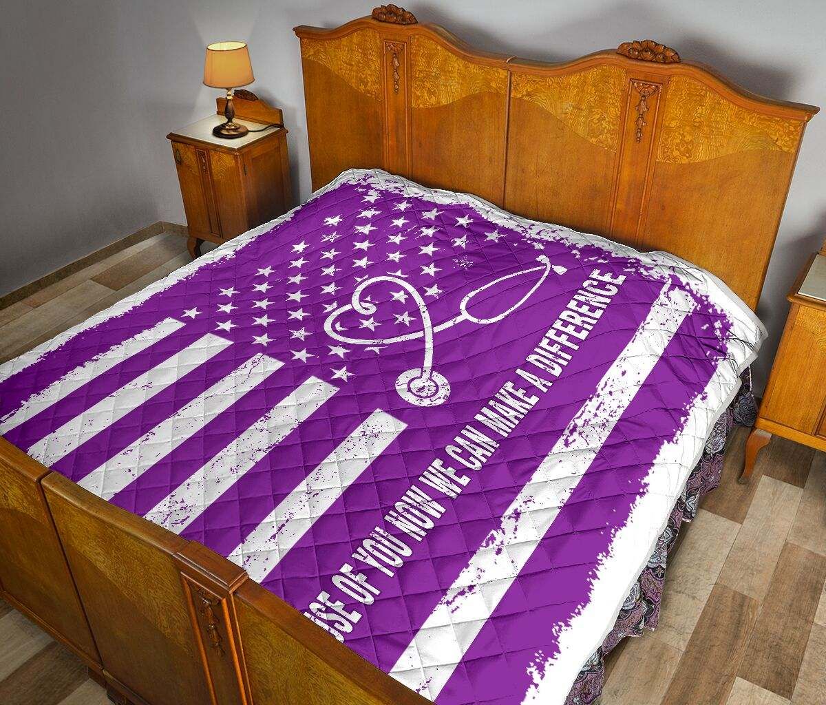 Nurse AMERICA FLAG Quilt – Mrs Hyland KD DHC281111628DD