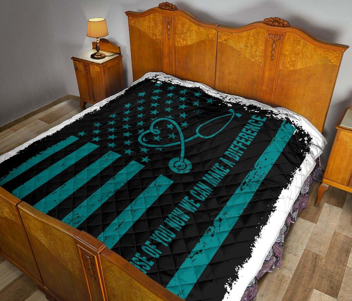 Nurse AMERICA FLAG Quilt – Mrs Murafka KD DHC281111629DD