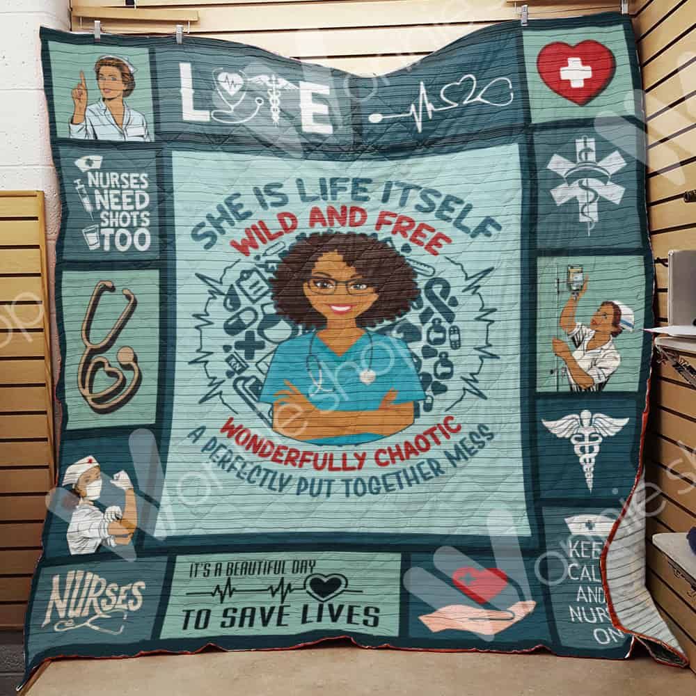 Nurse Black Women Quilt Blanket DHC03021118TD