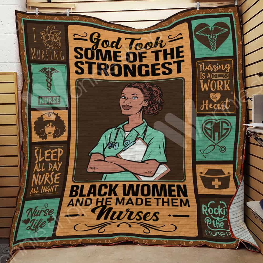 Nurse Black Women Quilt Blanket DHC03021129TD