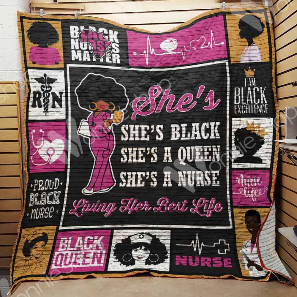 Nurse Black Women Quilt Blanket DHC03021146TD