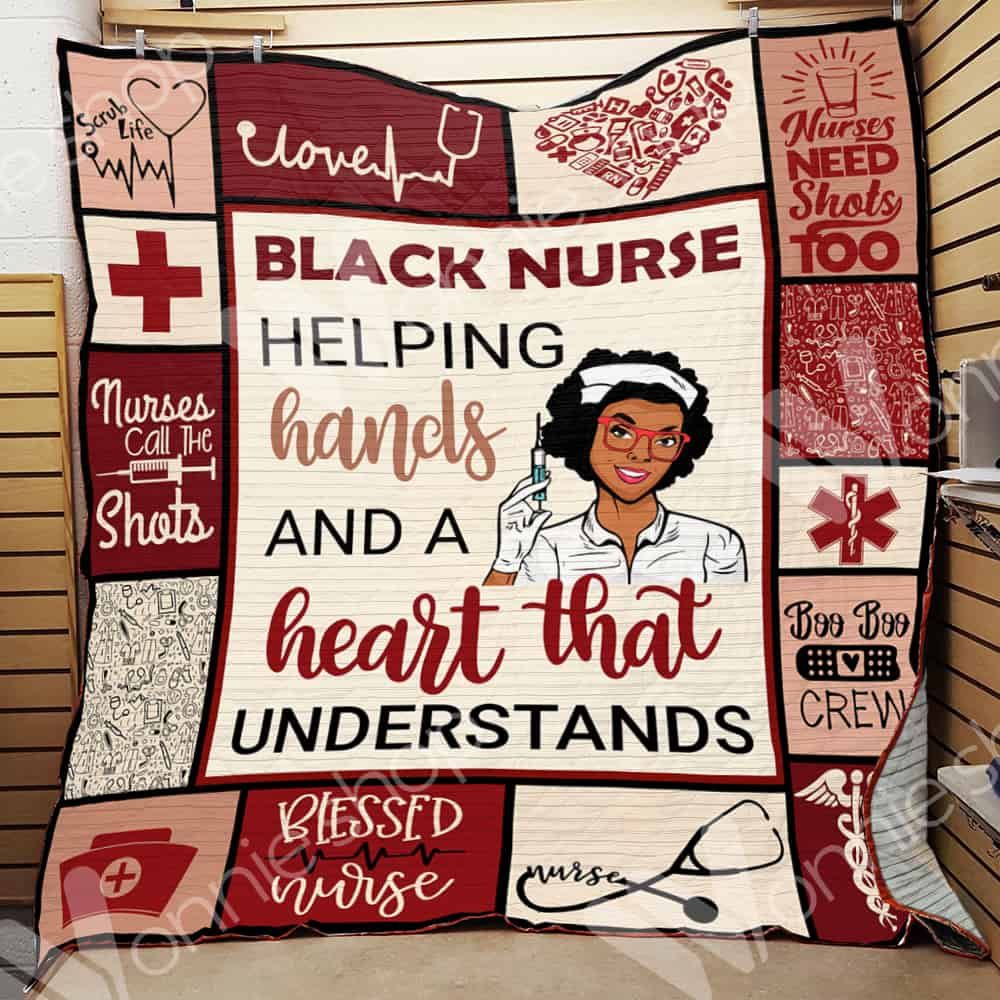 Nurse Black Women Quilt Blanket DHC0602655TD
