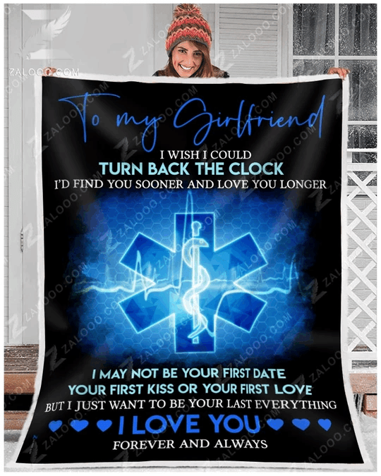 Nurse Sherpa Fleece Blanket