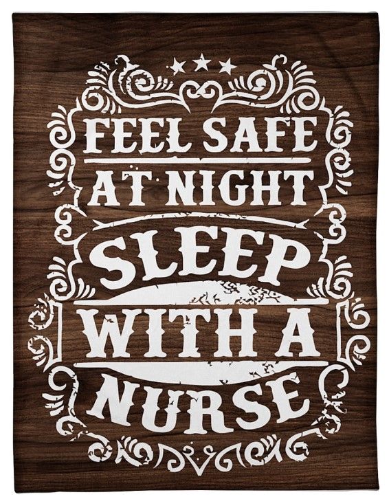 Nurse Sherpa Fleece Blanket