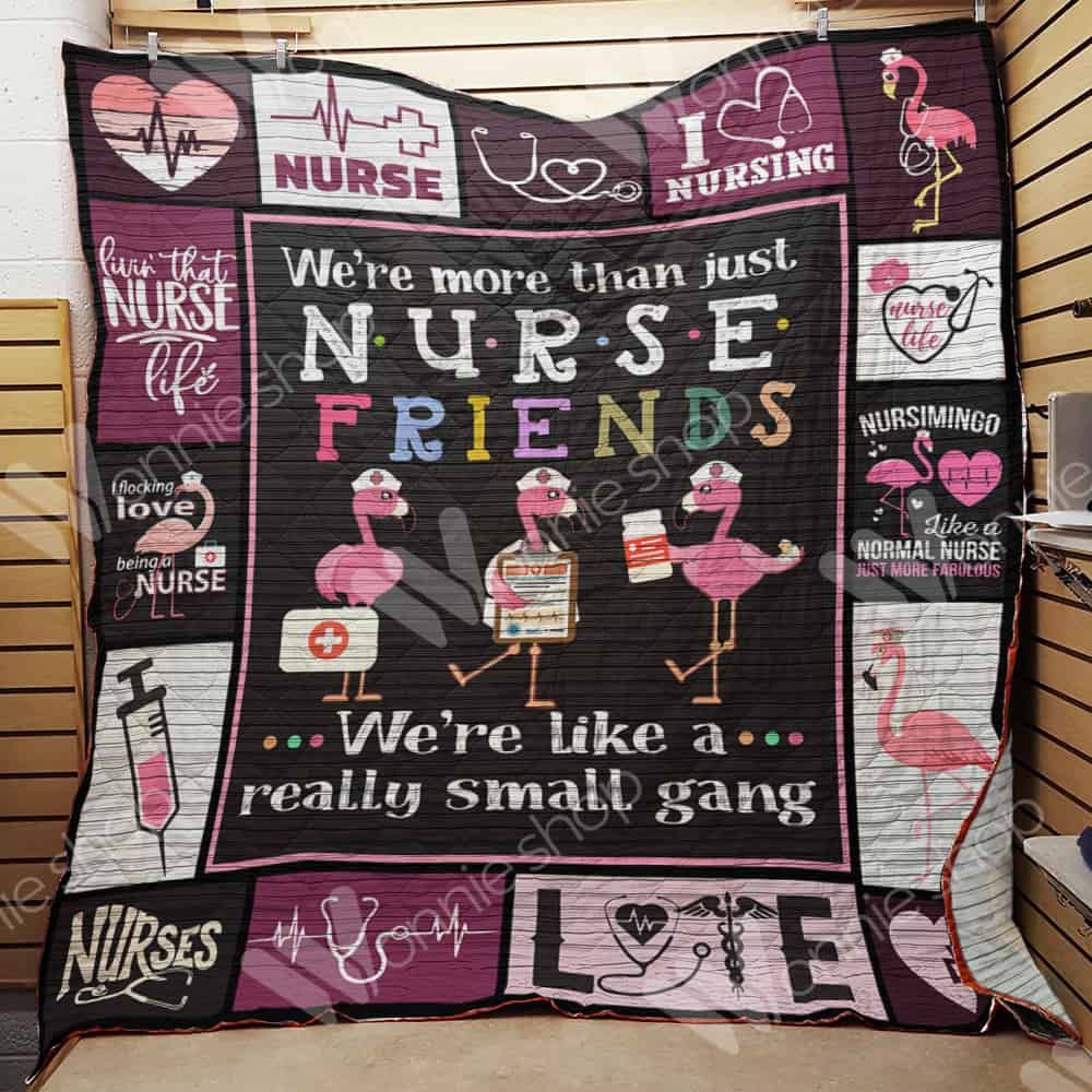 Nurse Flamingo Quilt Blanket DHC0302954TD