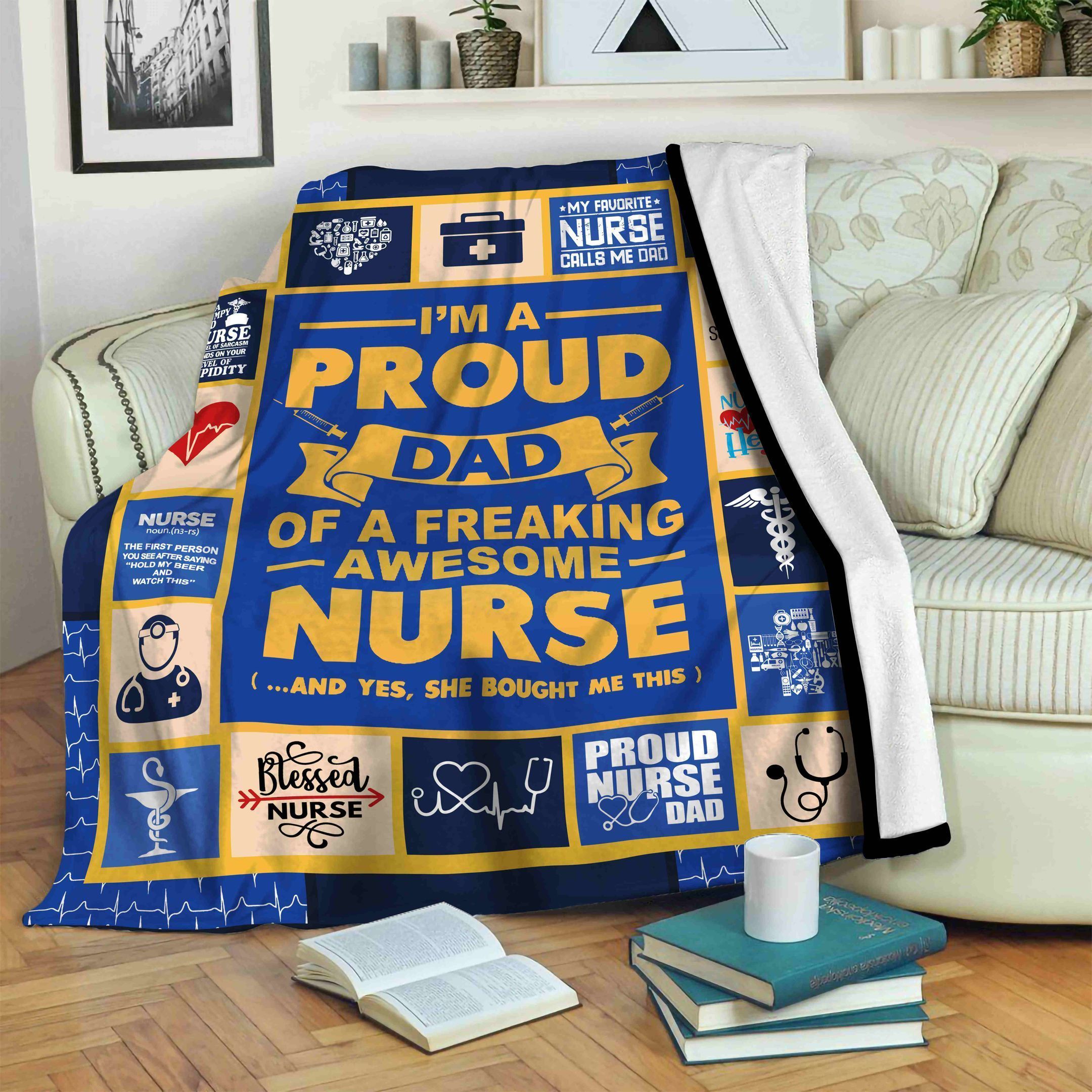 Nurse Fleece Blanket