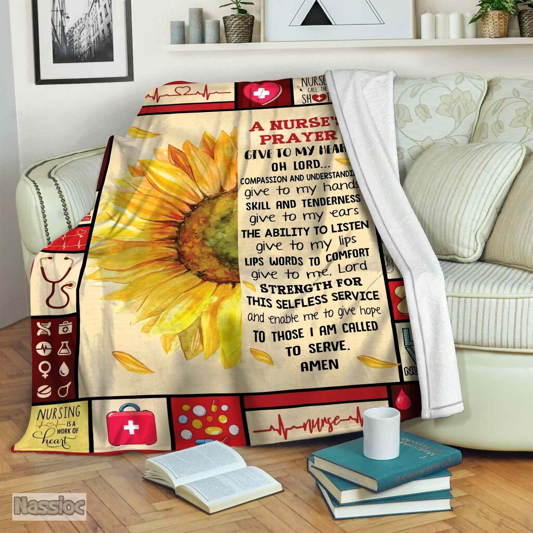 Nurse Fleece Blanket