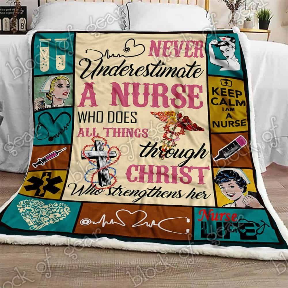 Nurse Fleece Blanket