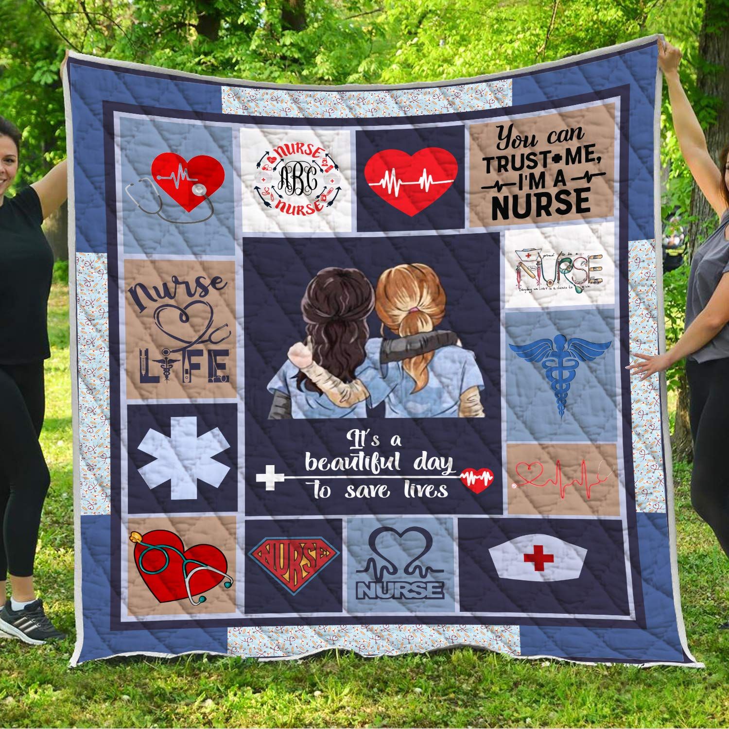 Nurse Good Person Good Job Quilt Blanket DHC31121171TD