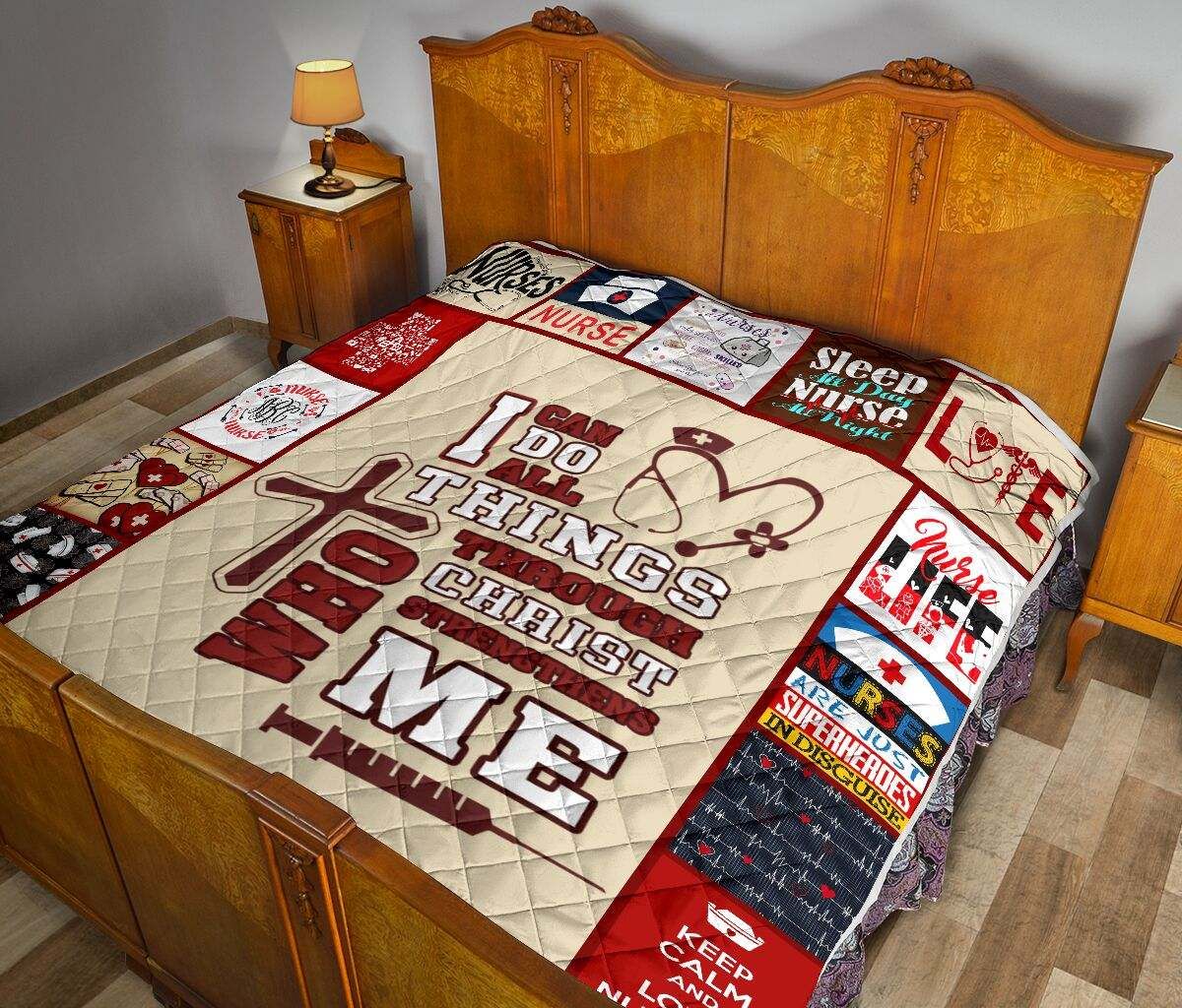 NURSE – I Can Do All Things Quilt KD DHC281111661DD