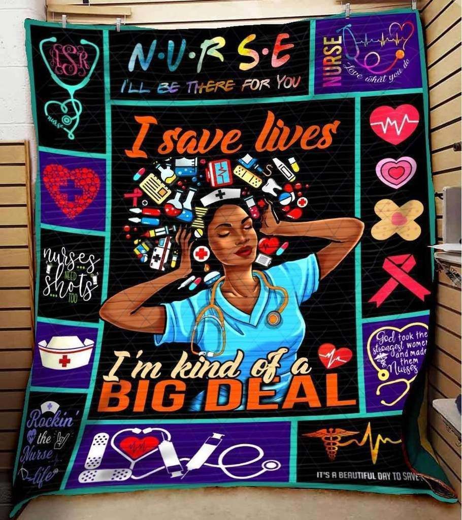 Nurse – I Save Lives Fleece Blanket