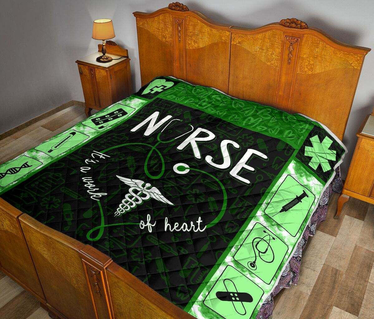 NURSE- IT’S A WORK OF HEART GREEN DHC281111648DD