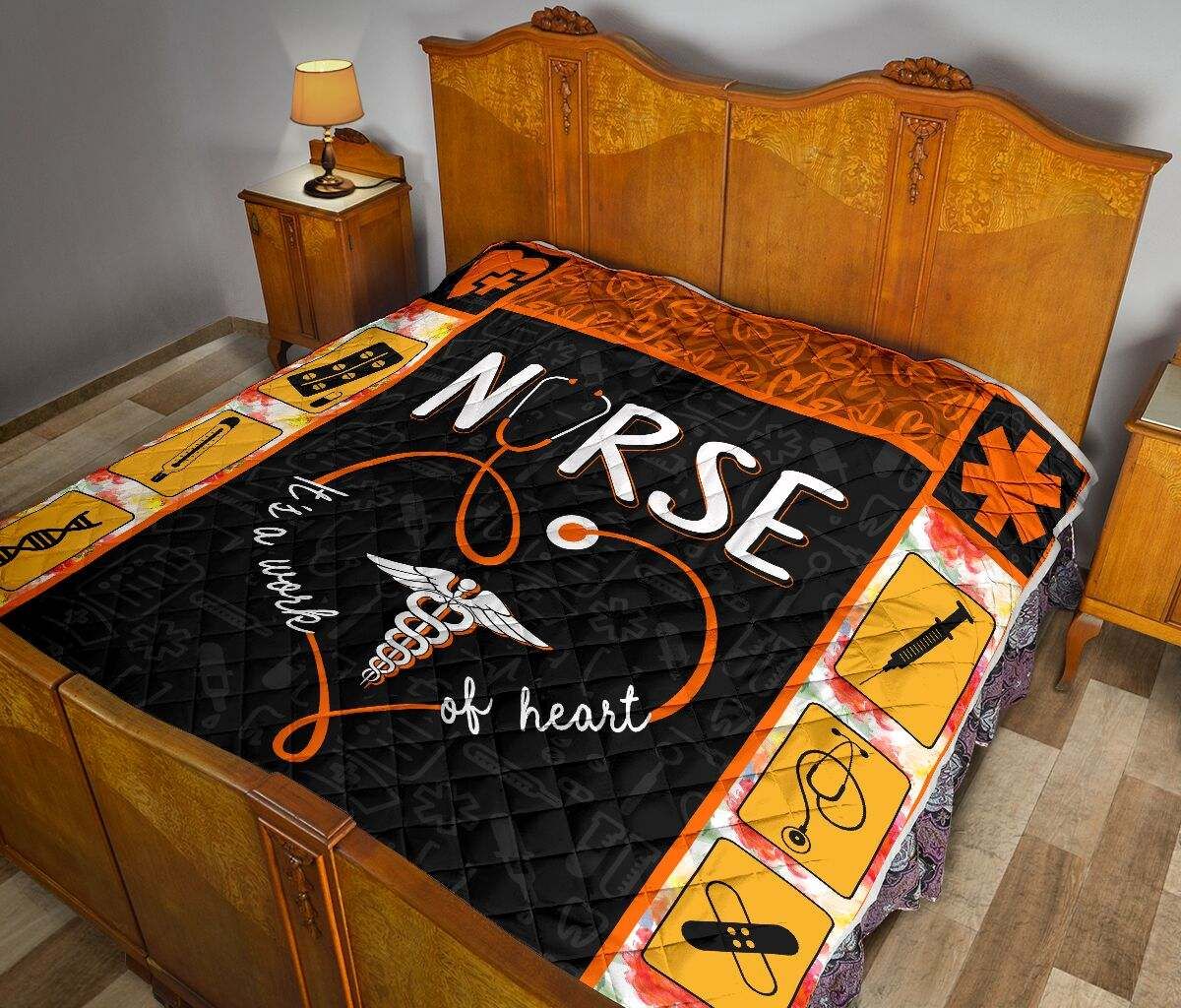 NURSE- IT’S A WORK OF HEART ORANGE DHC281111650DD
