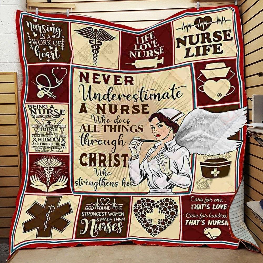 Nurse Life GS-CL-KC0508 Quilt Blanket
