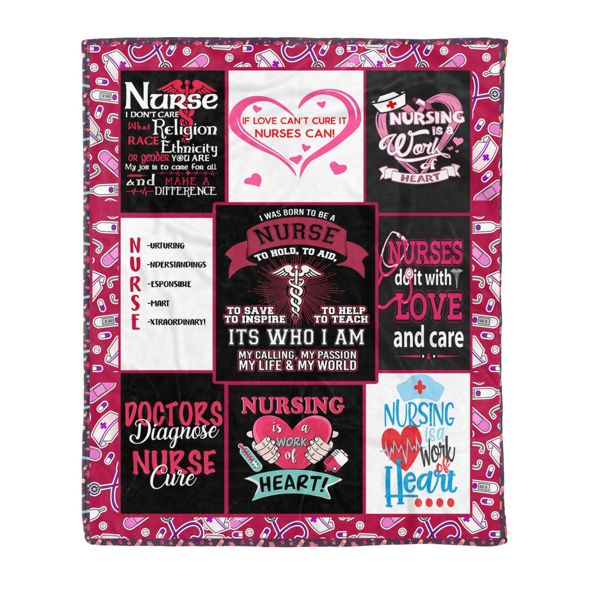 Nurse Fleece Blanket
