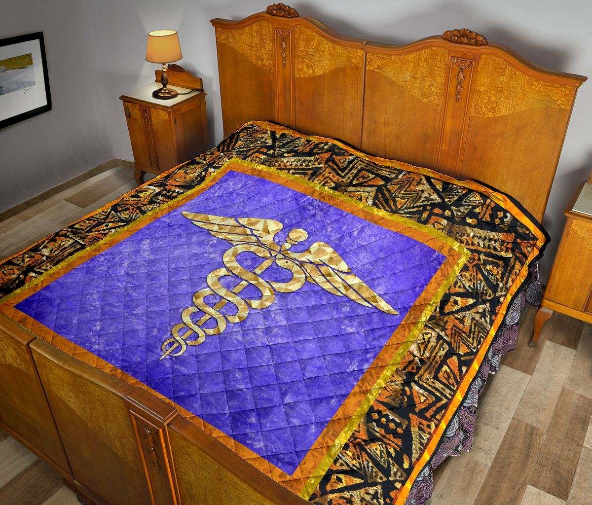 NURSE MOTIFS PATTERN QUILT DHC281111614DD