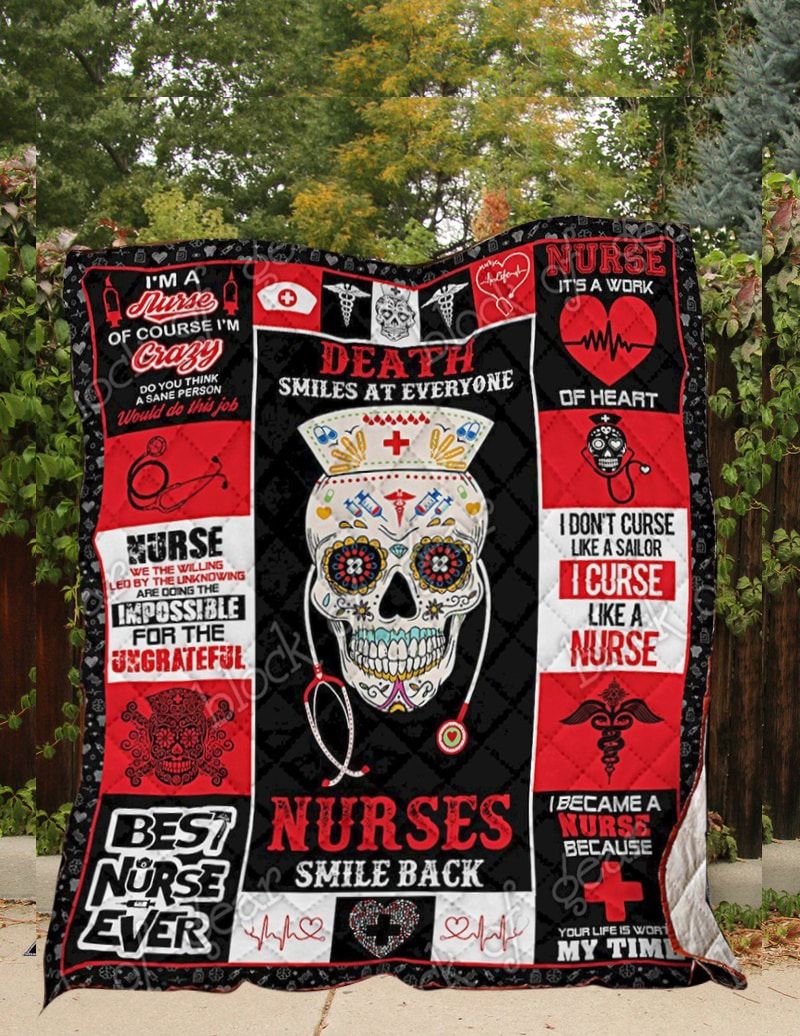 Nurse Nurse Smile Back Quilt Blanket DHC3112457TD