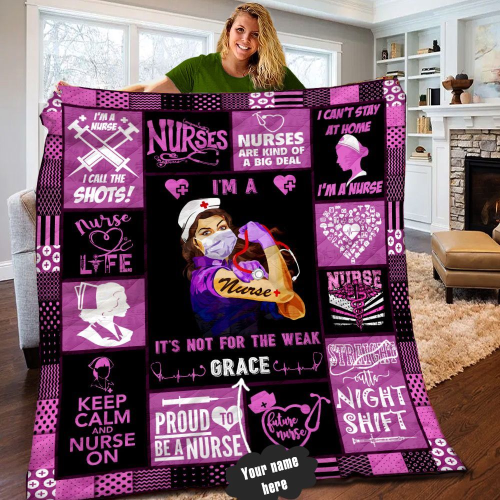 Nurse Personalized Quilt Blanket LML170631DT