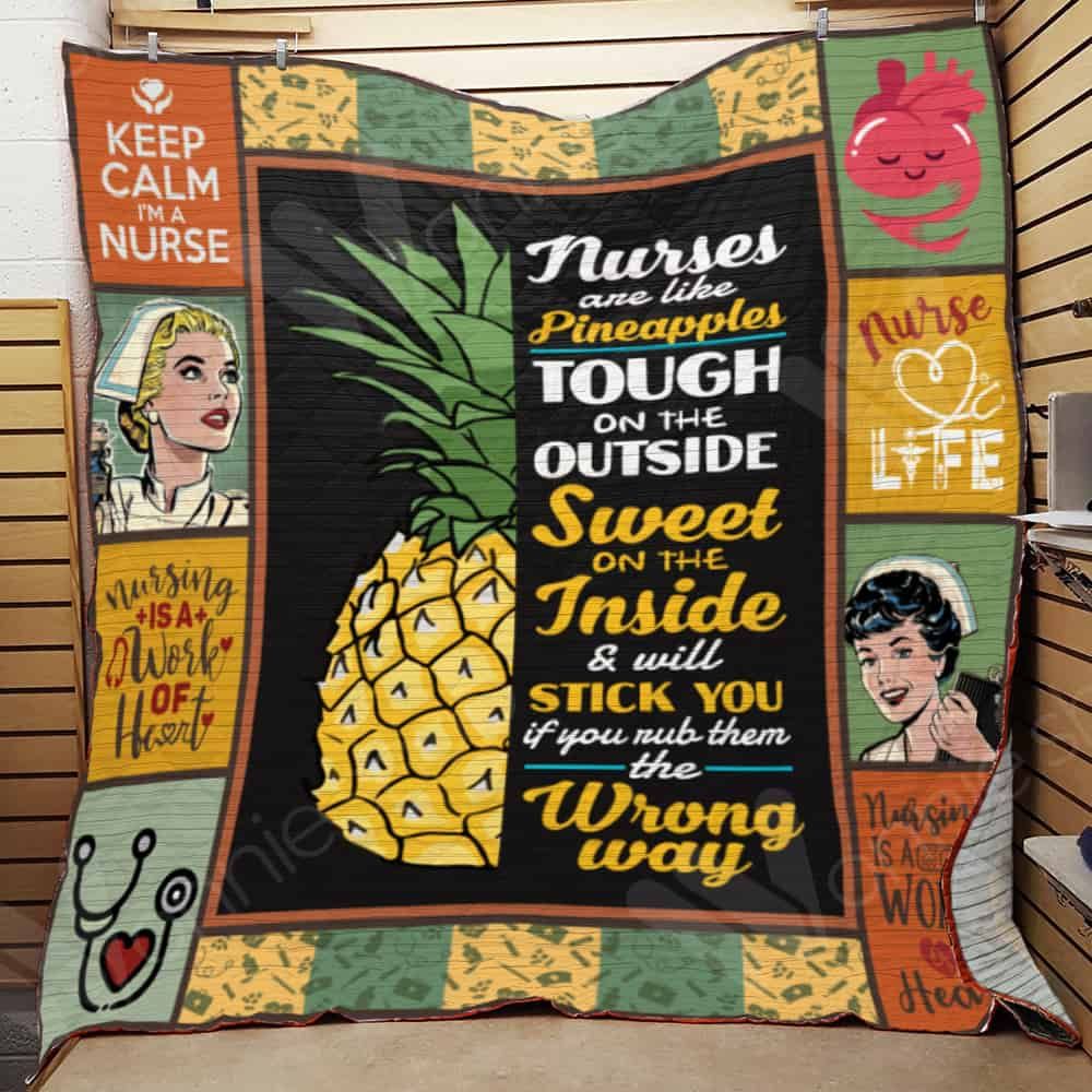 Nurse Pineapple Blanket LNT0712012 Quilt Blanket
