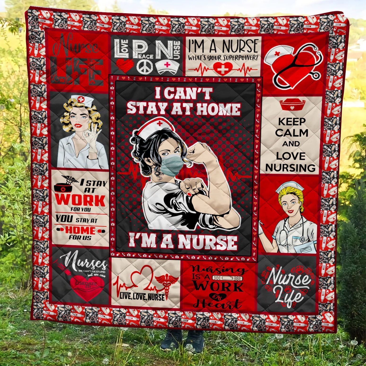 Nurse Quilt Blanket BBB070513HT
