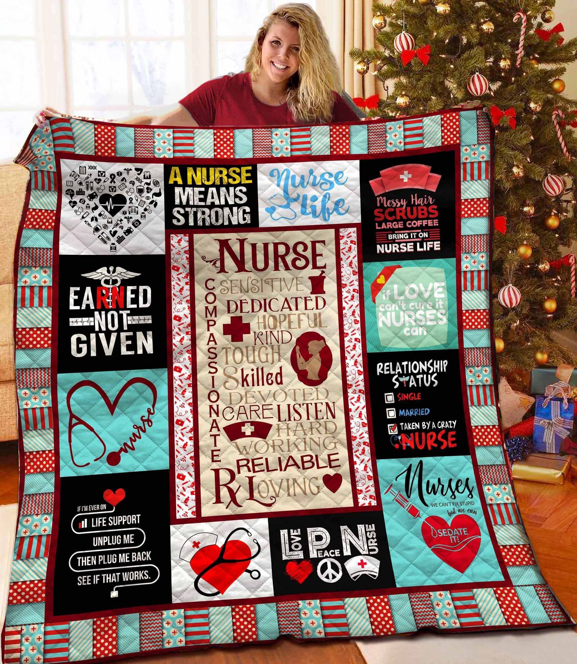 Nurse Quilt Blanket BBB121117HT