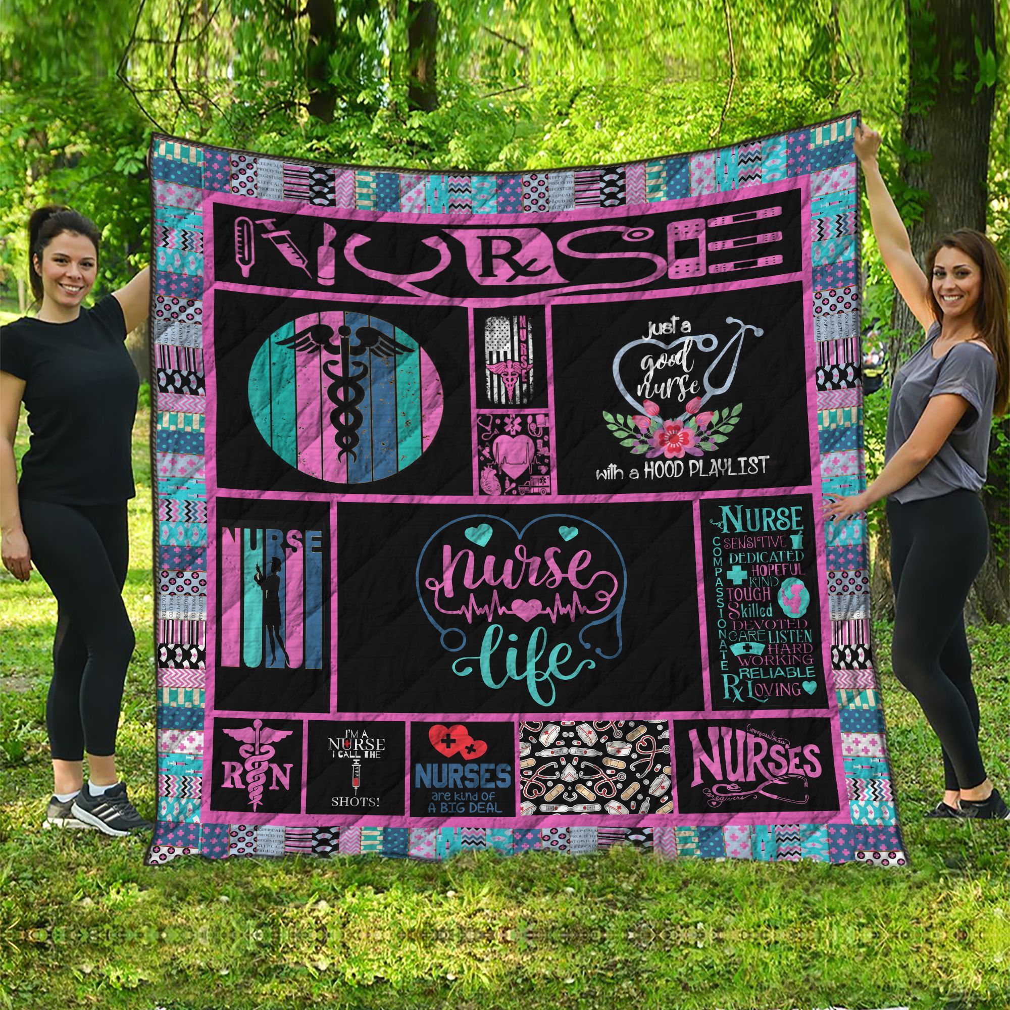 Nurse Quilt Blanket C9B010602HD