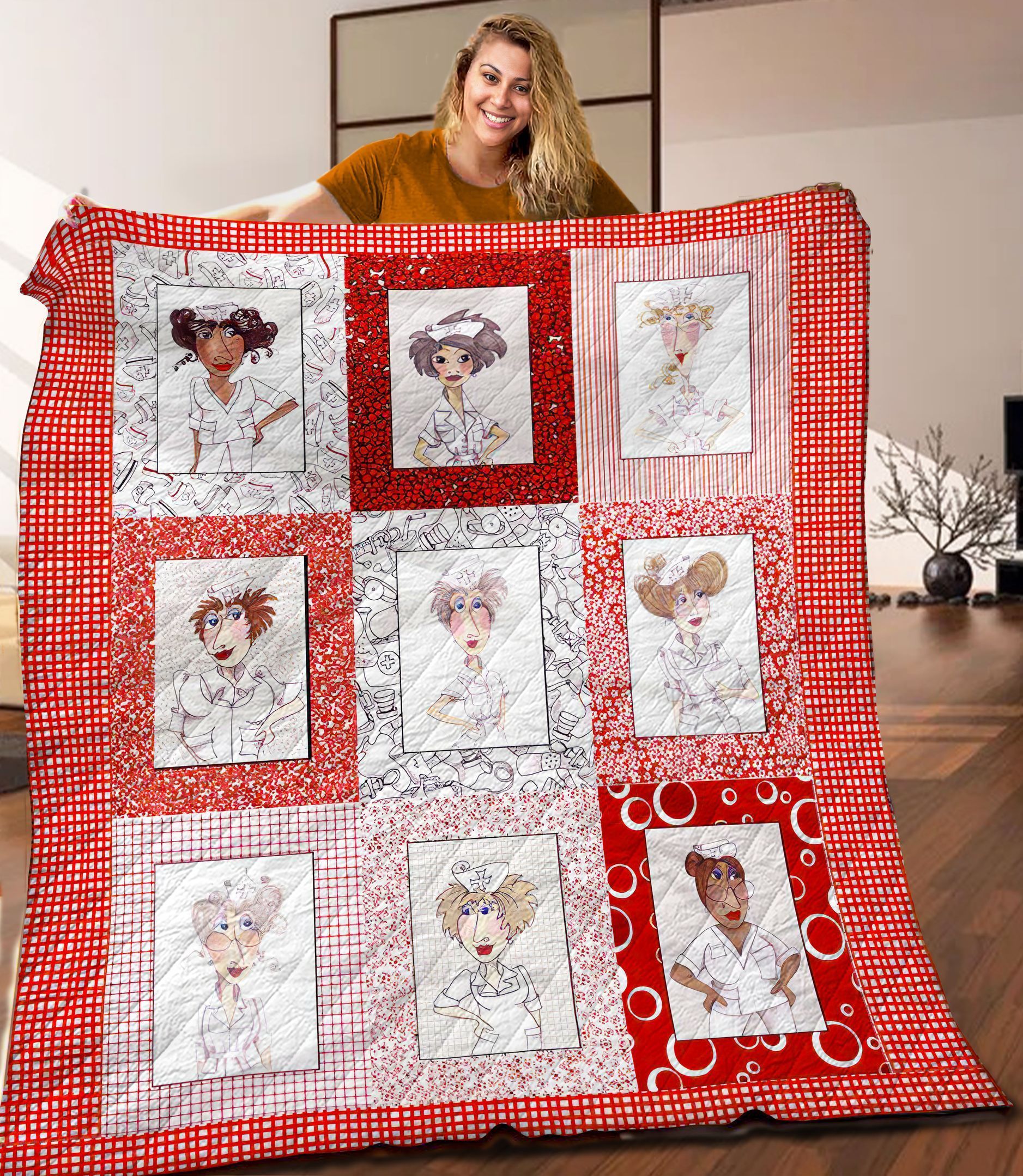 Nurse Quilt Blanket C9B280302MI