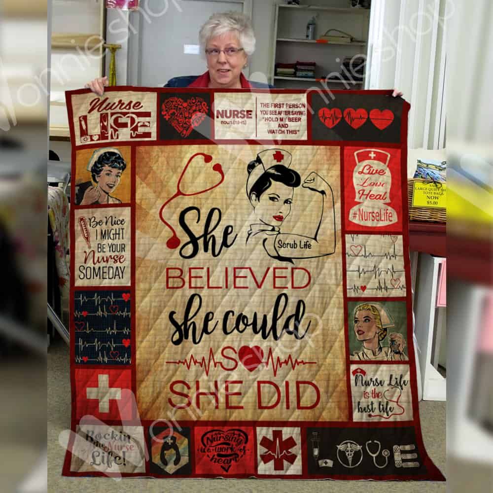 Nurse Quilt Blanket DHC06021412TD