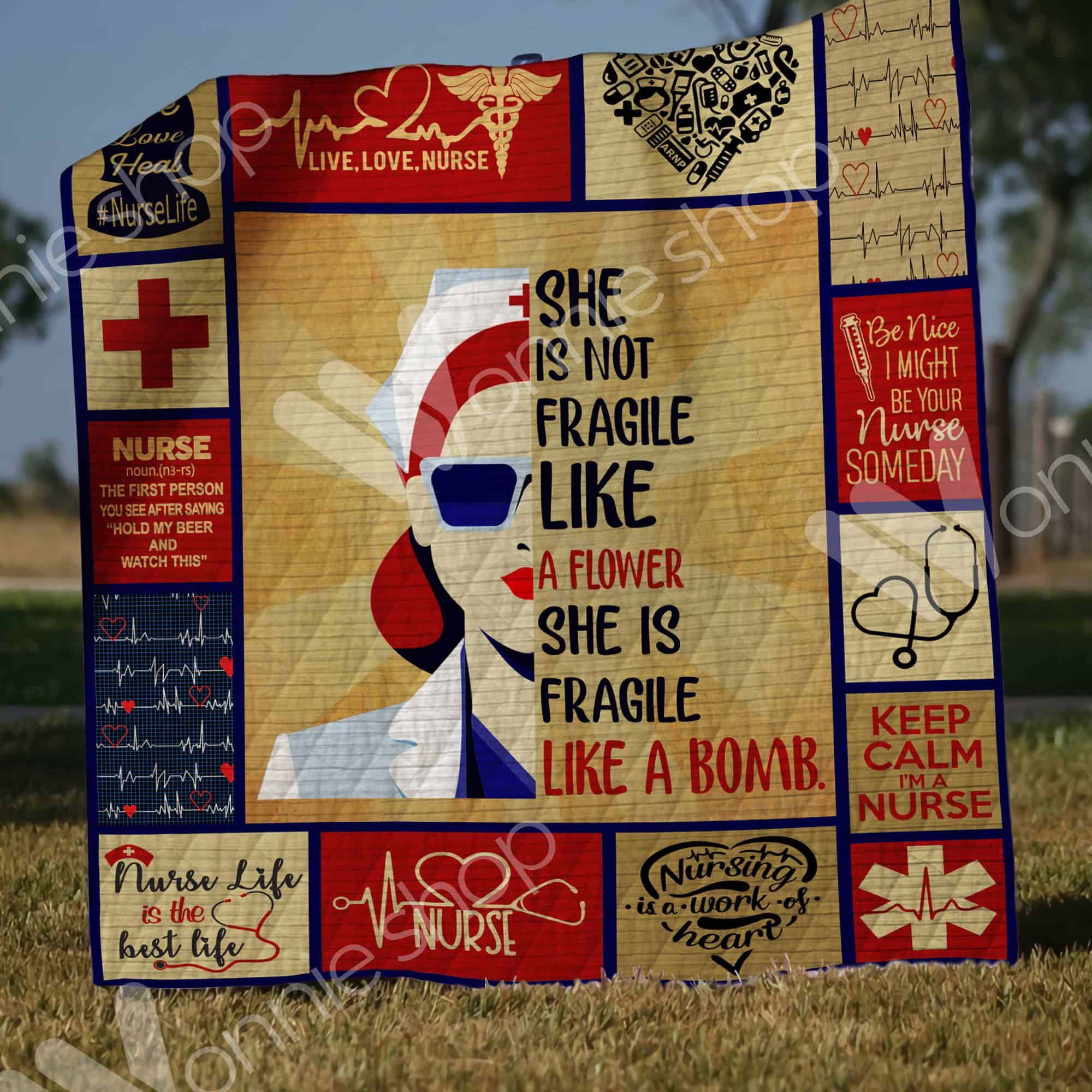 Nurse Quilt Blanket DHC1002790TD