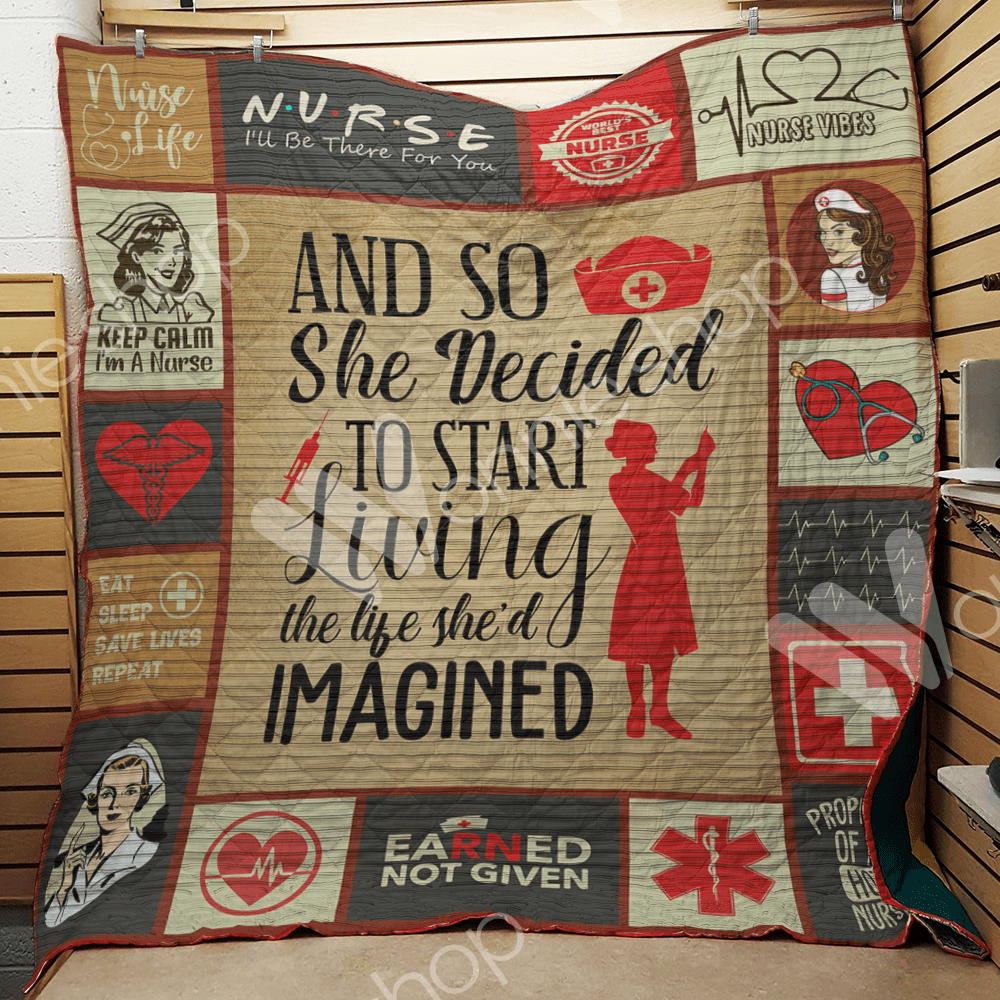 Nurse Quilt Blanket DHC1102512TD