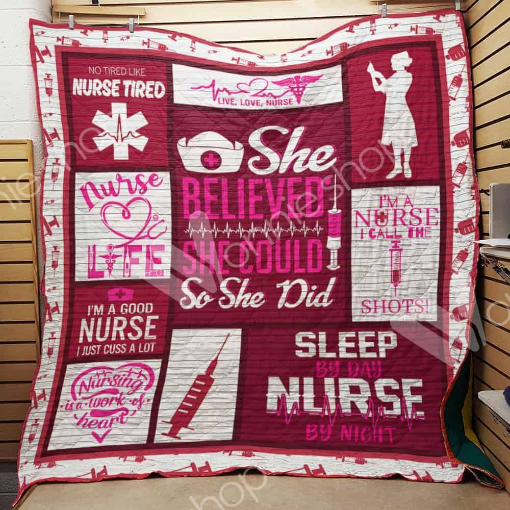 Nurse Quilt Blanket DHC1102771TD