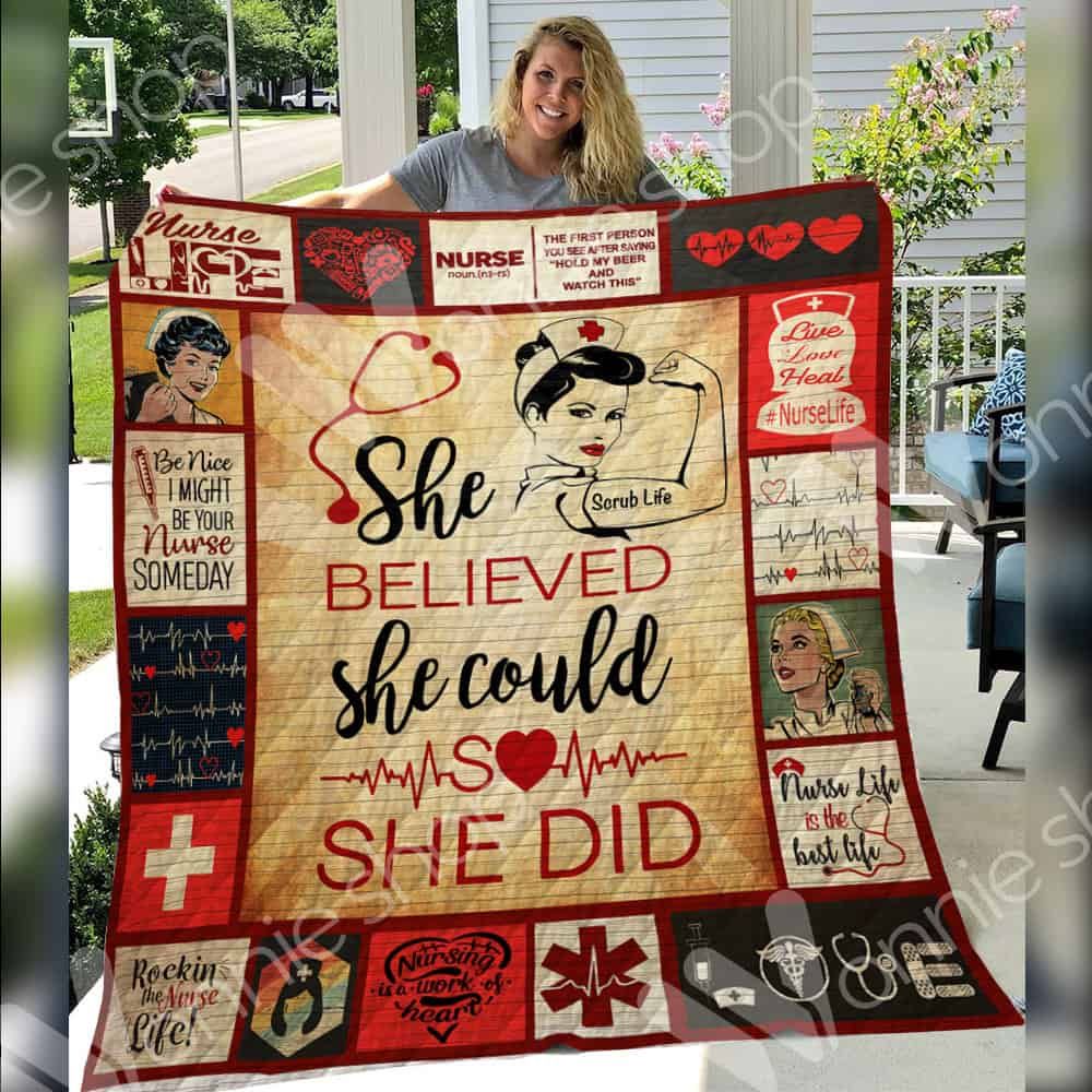 Nurse Quilt Blanket DHC1102790TD