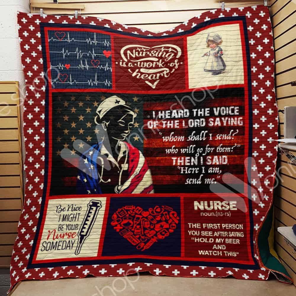 Nurse Quilt Blanket DHC1102836TD