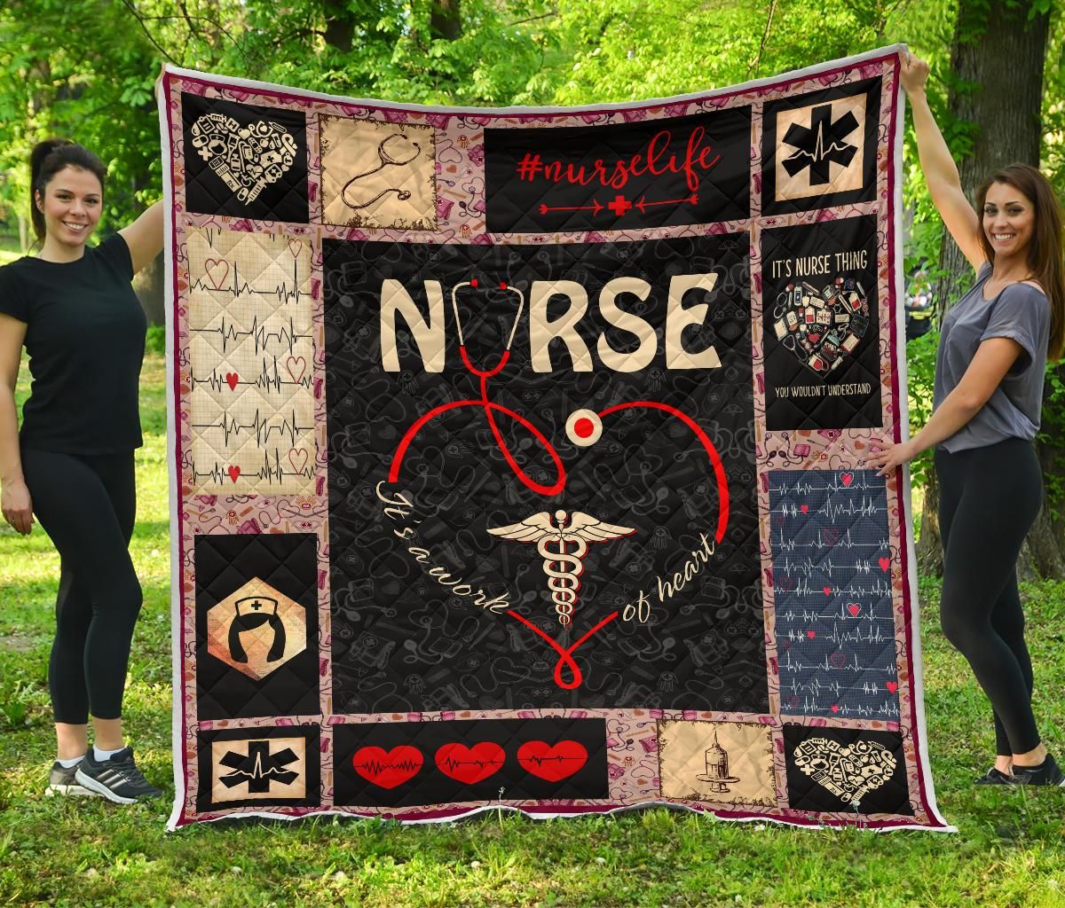 Nurse Quilt Blanket DHC13123729VT