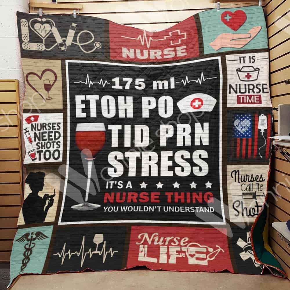 Nurse Wine GS-CL-QD0111 Quilt Blanket