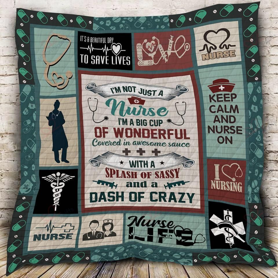 Nurse Wonderful VT1610257CL Quilt Blanket