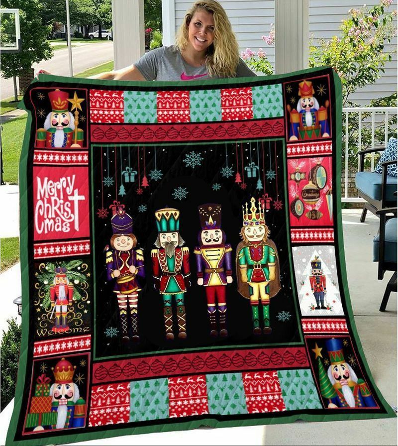 Nutcracker Christmas HHC121140TH Quilt Blanket