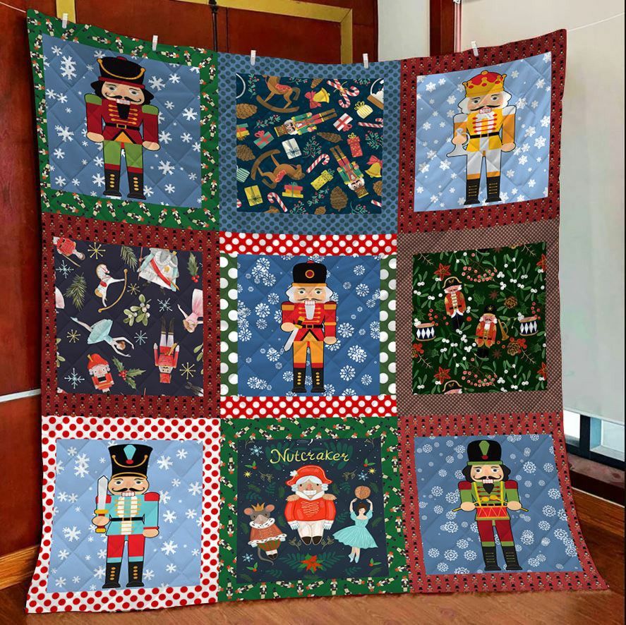 Nutcracker Christmas HHC121141TH Quilt Blanket