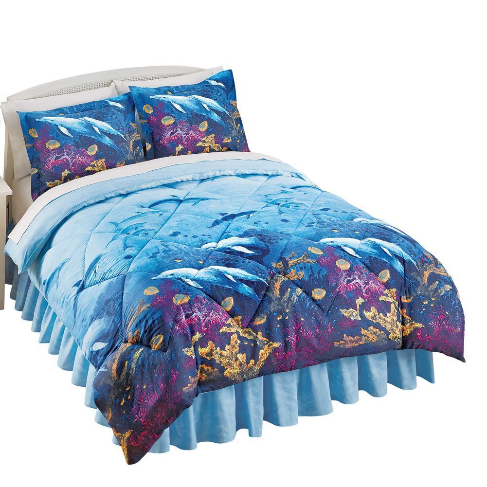 Ocean Dolphin Bedding Set