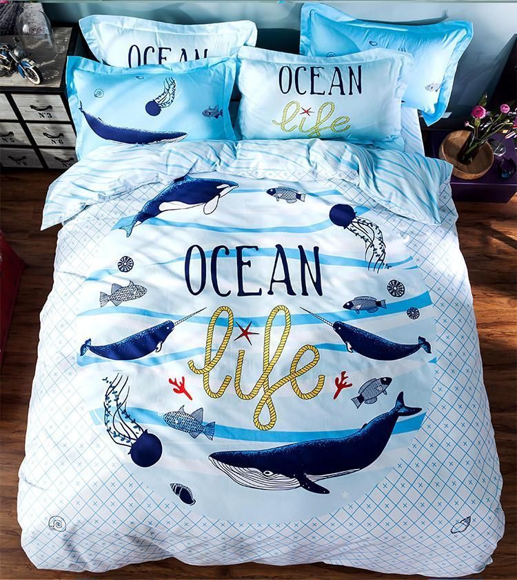 Ocean Life Dolphin Bedding Set