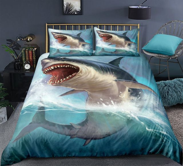 Ocean Shark Bedding Set