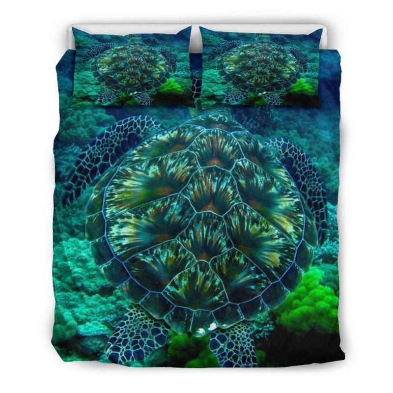 Ocean World Swimming Turtle Bedding Set