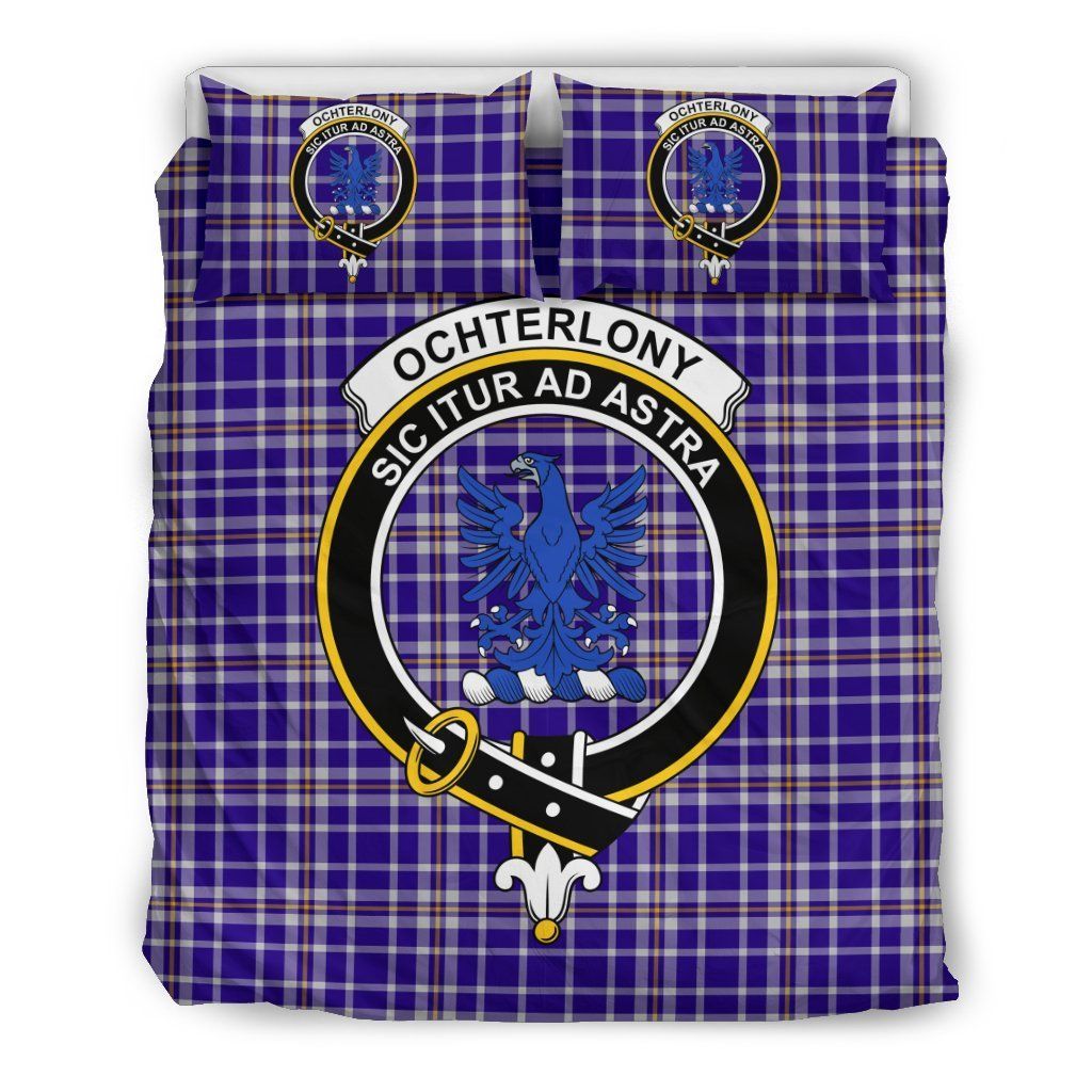 Ochterlony Clan Badge Tartan Bedding Set