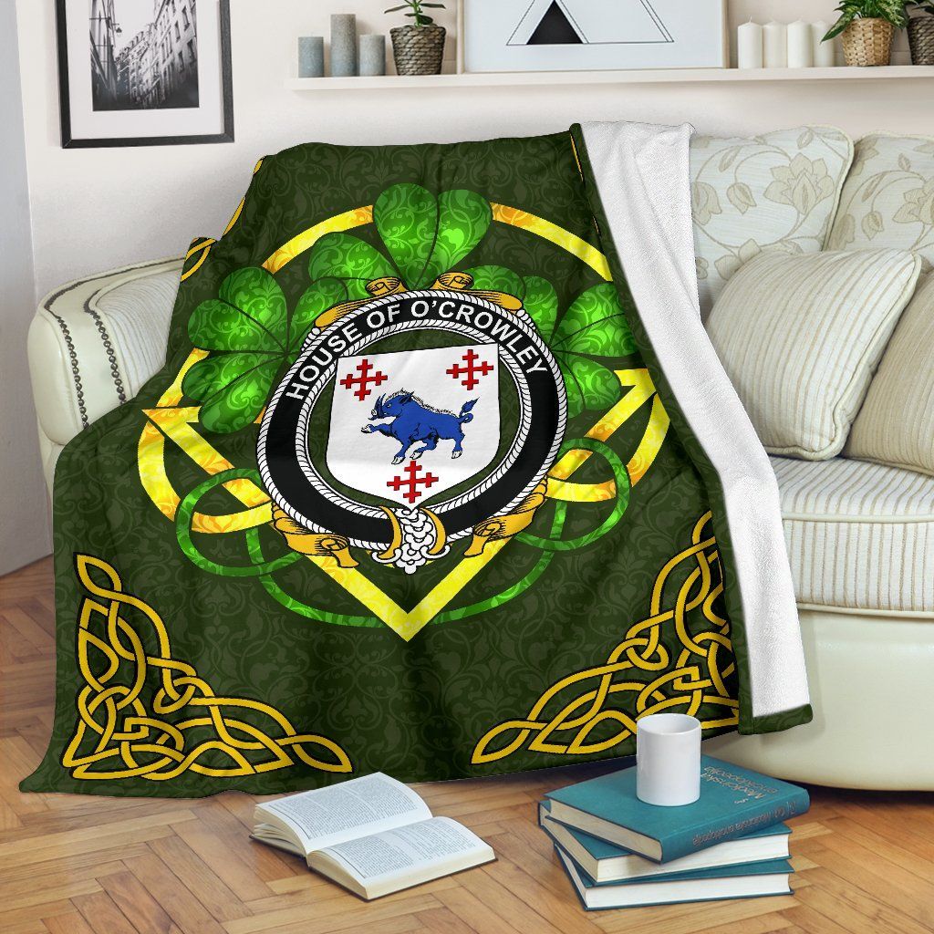 Ocrowley Ireland Sherpa Fleece Blanket