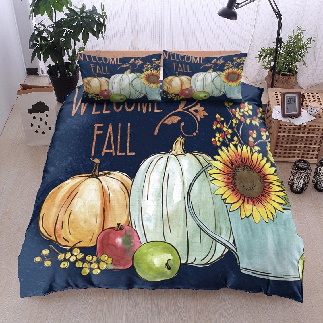 October Garden Sunflower Bedding Set