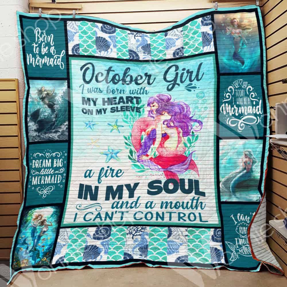 October Mermaid Quilt Blanket DHC0602928TD