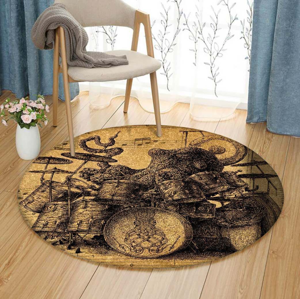 Octopus Round Carpet